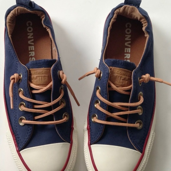 converse shoreline navy biscuit